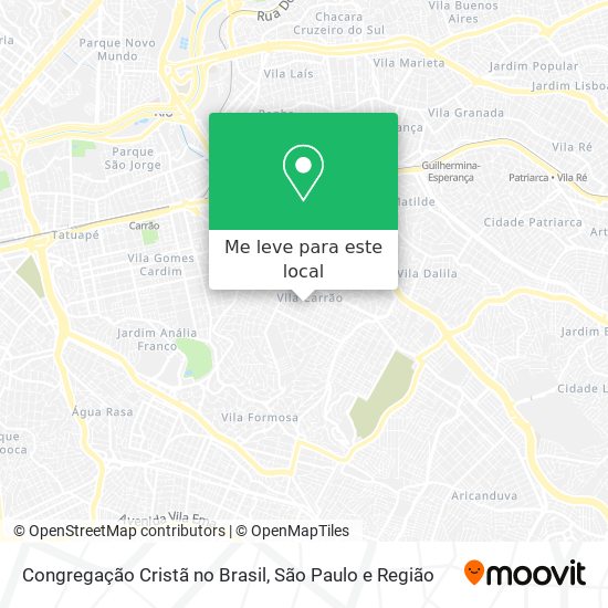 Congregação Cristã no Brasil mapa