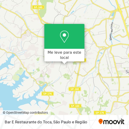 Bar E Restaurante do Toca mapa