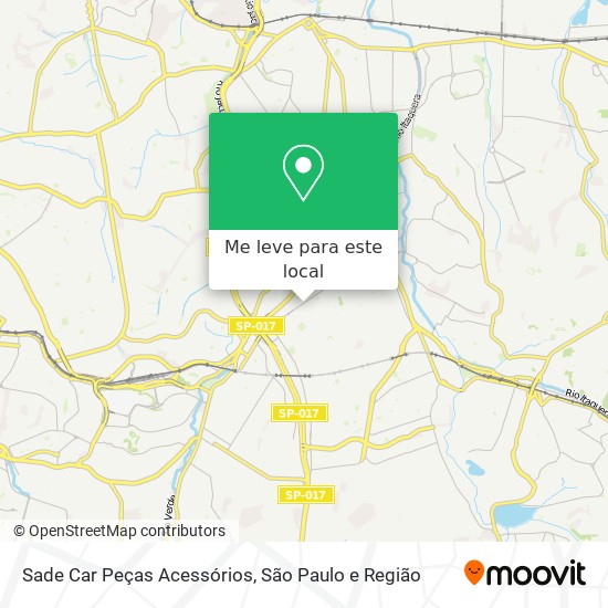 Sade Car Peças Acessórios mapa