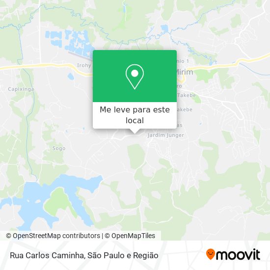 Rua Carlos Caminha mapa