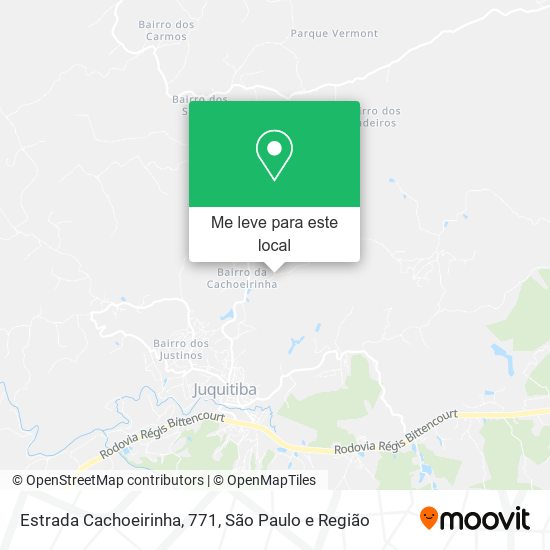 Estrada Cachoeirinha, 771 mapa