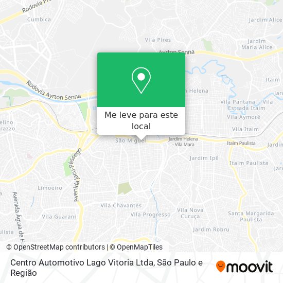 Centro Automotivo Lago Vitoria Ltda mapa