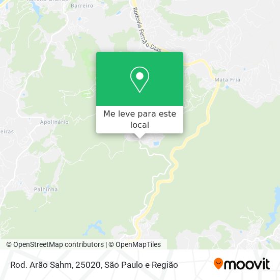 Rod. Arão Sahm, 25020 mapa