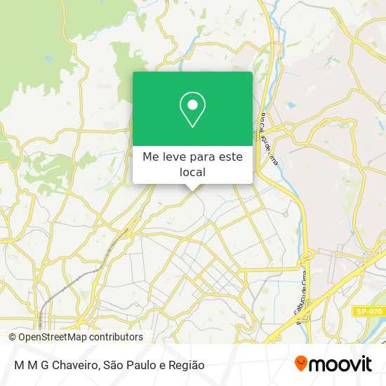 M M G Chaveiro mapa