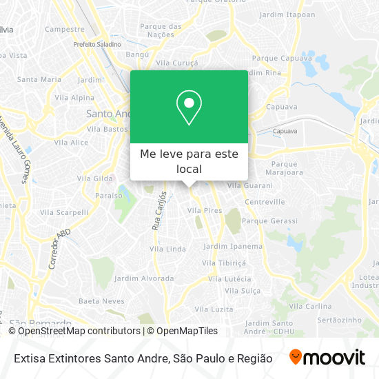 Extisa Extintores Santo Andre mapa