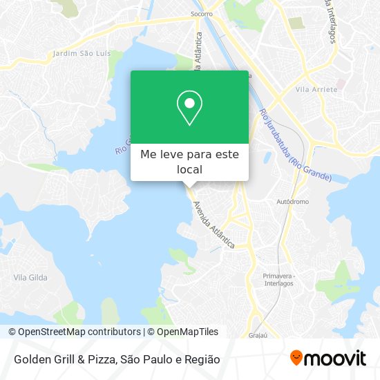 Golden Grill & Pizza mapa