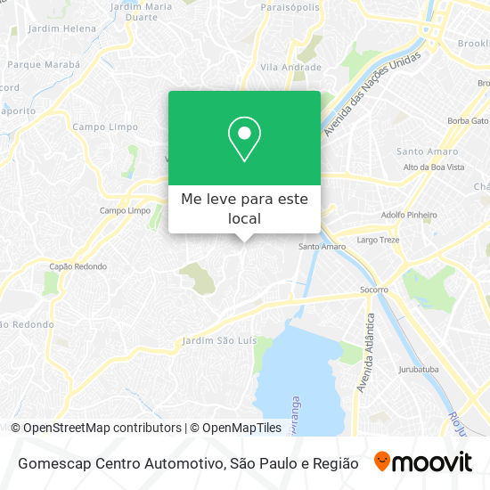 Gomescap Centro Automotivo mapa