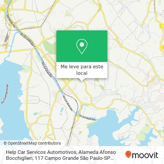 Help Car Servicos Automotivos, Alameda Afonso Bocchiglieri, 117 Campo Grande São Paulo-SP 04445-130 mapa