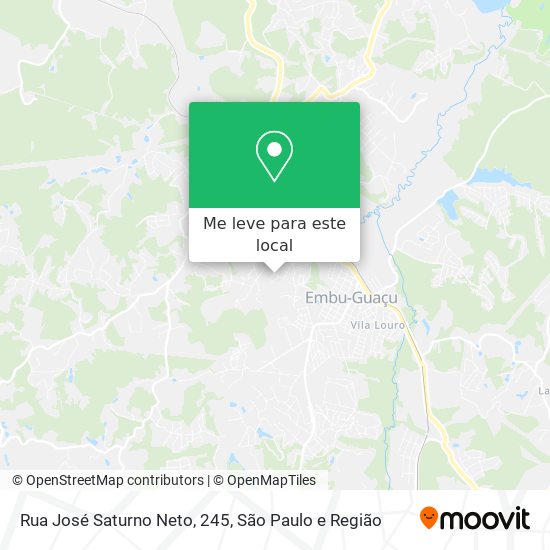 Rua José Saturno Neto, 245 mapa