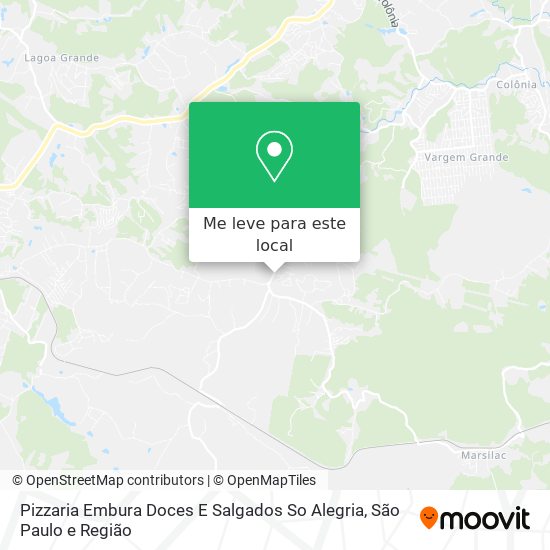 Pizzaria Embura Doces E Salgados So Alegria mapa