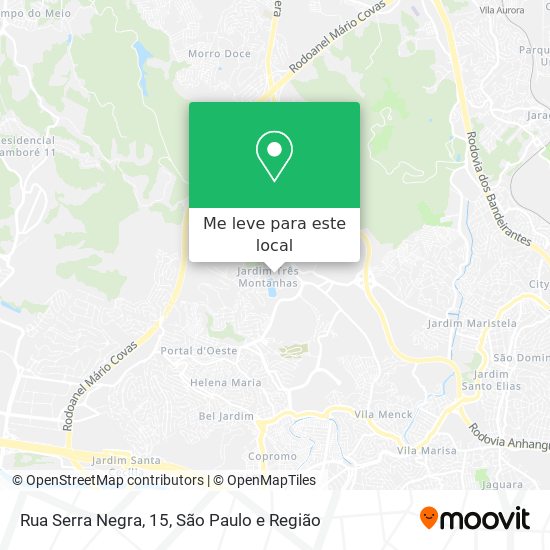 Rua Serra Negra, 15 mapa