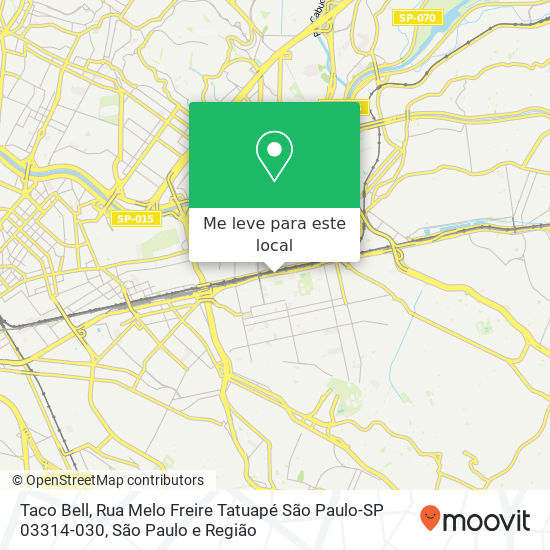 Taco Bell mapa