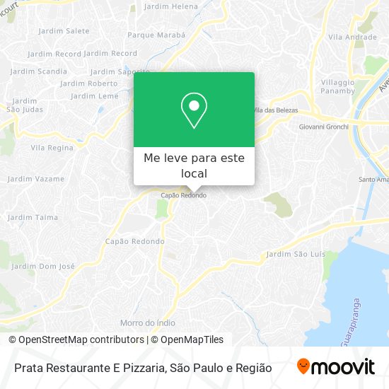 Prata Restaurante E Pizzaria mapa