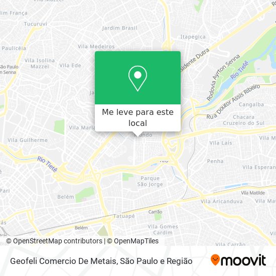 Geofeli Comercio De Metais mapa