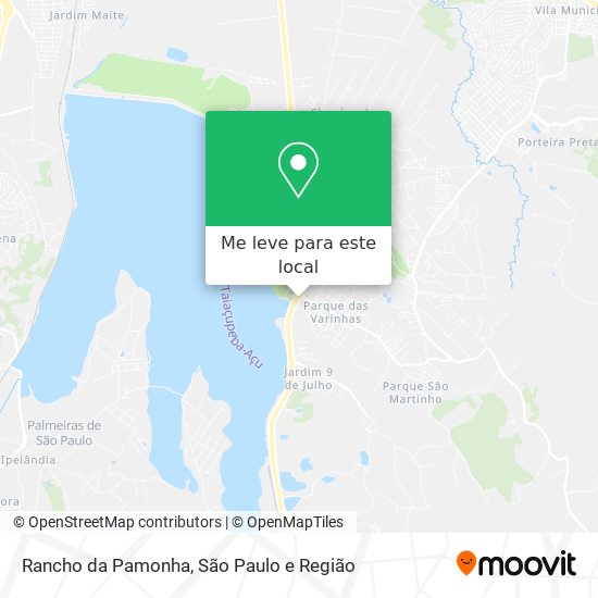 Rancho da Pamonha mapa