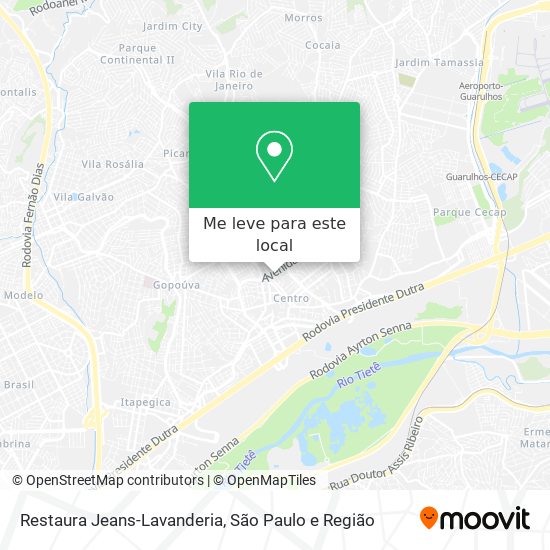 Restaura Jeans-Lavanderia mapa