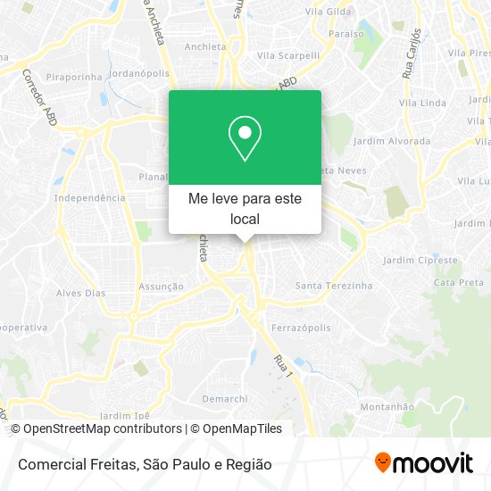 Comercial Freitas mapa