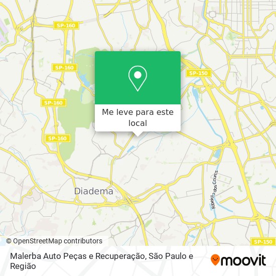 Malerba Auto Peças e Recuperação mapa