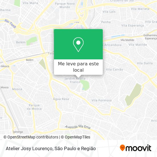 Atelier Josy Lourenço mapa