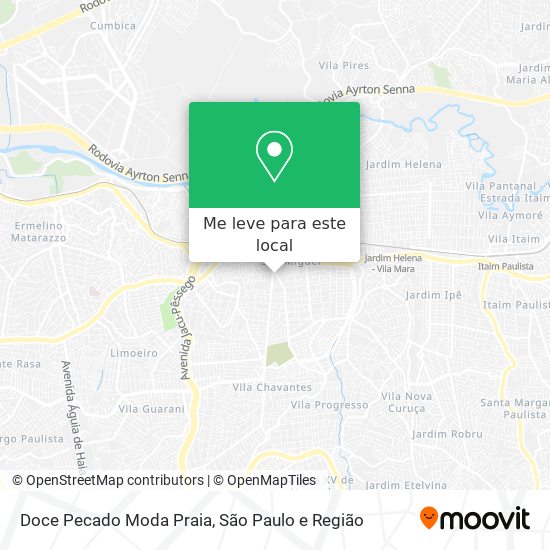 Doce Pecado Moda Praia mapa