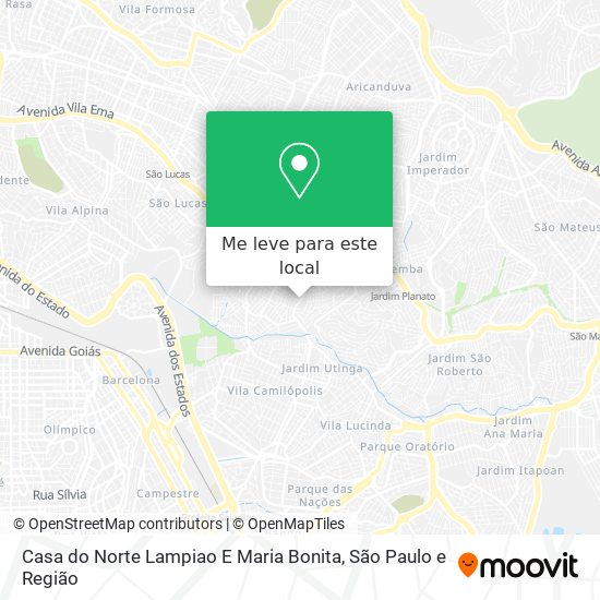 Casa do Norte Lampiao E Maria Bonita mapa