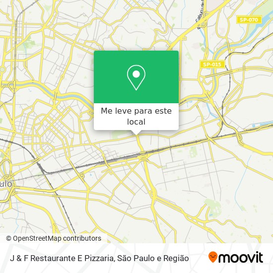 J & F Restaurante E Pizzaria mapa