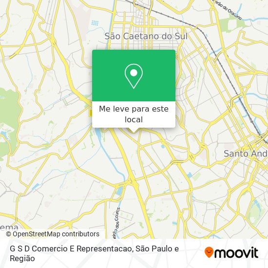 G S D Comercio E Representacao mapa