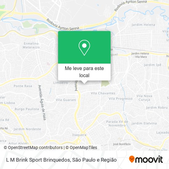 L M Brink Sport Brinquedos mapa