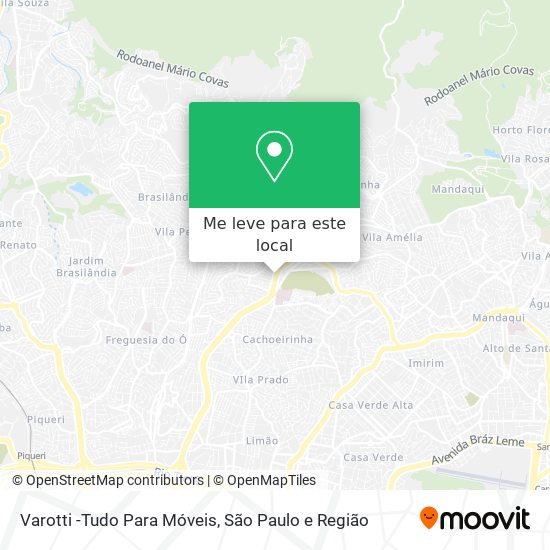 Varotti -Tudo Para Móveis mapa