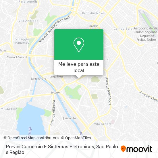 Previni Comercio E Sistemas Eletronicos mapa