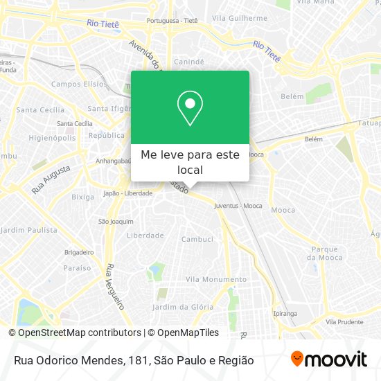 Rua Odorico Mendes, 181 mapa