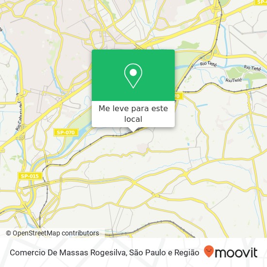 Comercio De Massas Rogesilva, Praça Gajê, 54 Cangaíba São Paulo-SP 03725-040 mapa