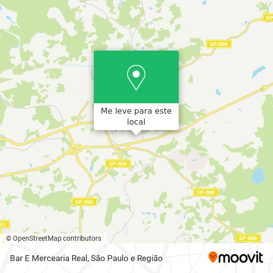 Bar E Mercearia Real mapa