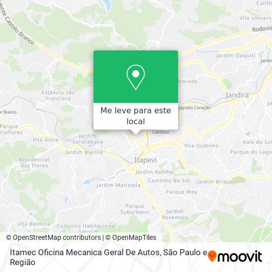 Itamec Oficina Mecanica Geral De Autos mapa