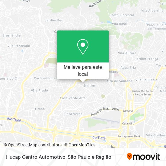 Hucap Centro Automotivo mapa