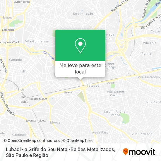 Lubadi - a Grife do Seu Natal / Balões Metalizados mapa