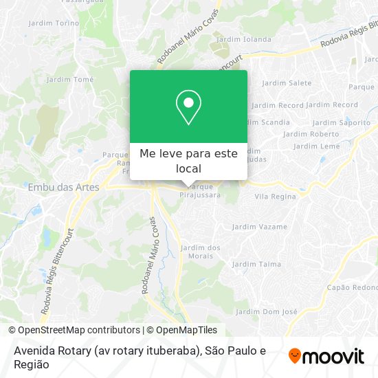 Avenida Rotary (av rotary ituberaba) mapa