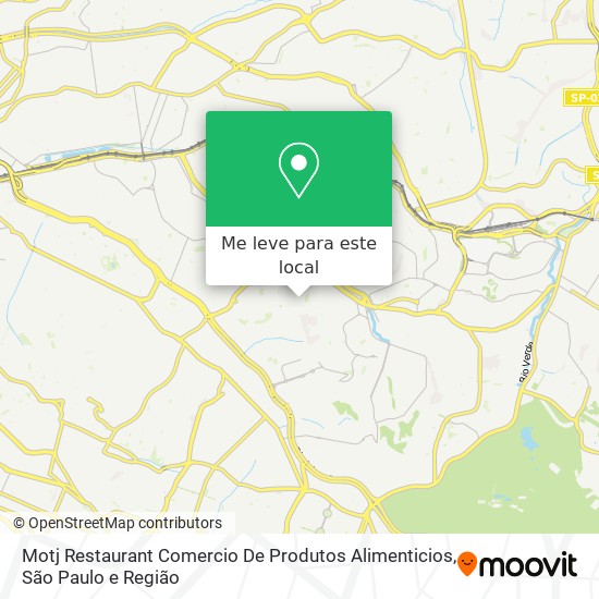 Motj Restaurant Comercio De Produtos Alimenticios mapa