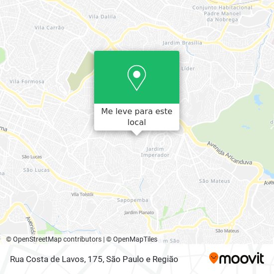 Rua Costa de Lavos, 175 mapa