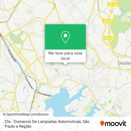 Cla - Comercio De Lampadas Automotivas mapa