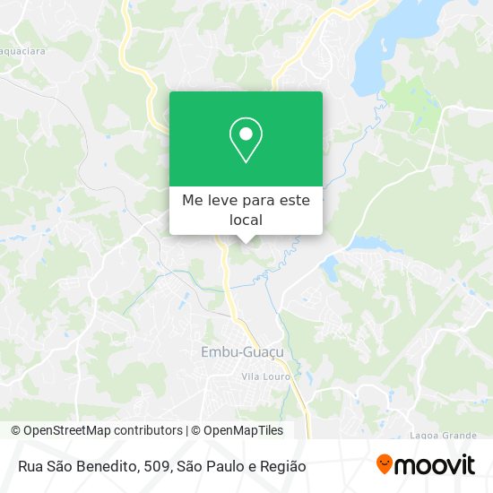 Rua São Benedito, 509 mapa