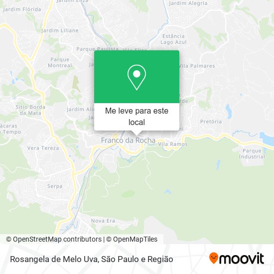 Rosangela de Melo Uva mapa