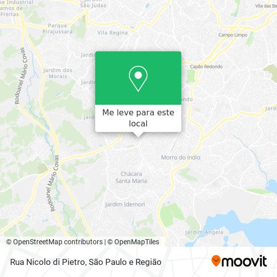 Rua Nicolo di Pietro mapa