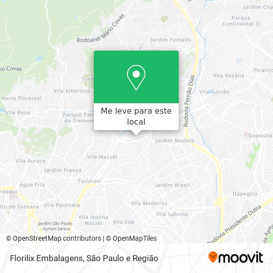 Florilix Embalagens mapa