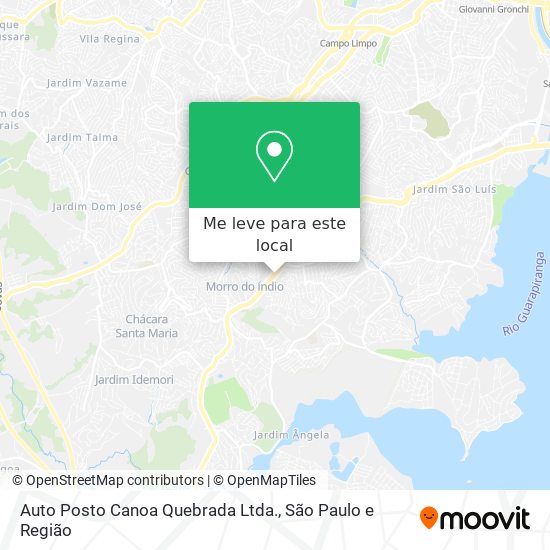 Auto Posto Canoa Quebrada Ltda. mapa