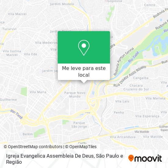 Igreja Evangelica Assembleia De Deus mapa
