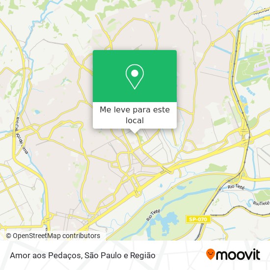 Amor aos Pedaços mapa