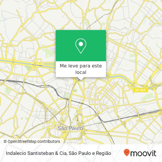 Indalecio Santisteban & Cia, Rua Pedro Vicente, 168 Bom Retiro São Paulo-SP 01109-010 mapa