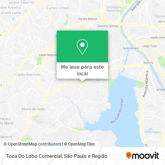 Toca Do Lobo Comercial mapa