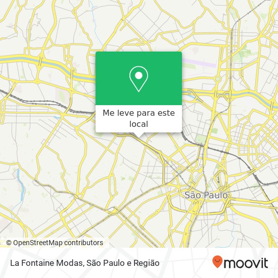 La Fontaine Modas, Avenida General Olímpio da Silveira, 394 Santa Cecília São Paulo-SP 01150-020 mapa